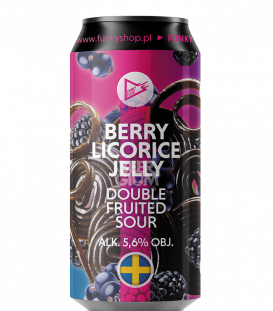EUROBOX Sweden - Funky Fluid Berry Licorice Jelly Sour CANS 50cl BBF 28-05-22