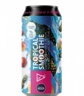 Funky Fluid Free Tropical Smoothie: Pineapple, Mango & Peach