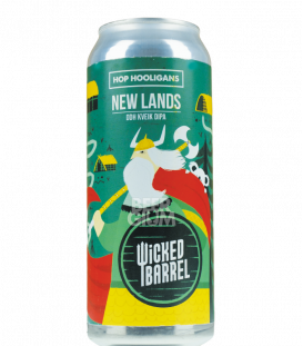 Hop Hooligans / Wicked Barrel New Land CANS 50CL BBF 26-01-2022