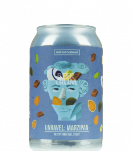 Hop Hooligans Unravel: Marzipan CANS 33cl - Beergium