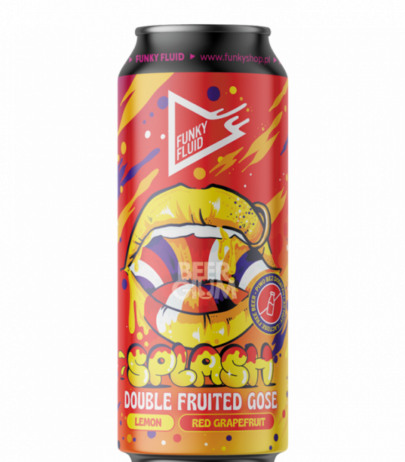 Funky Fluid Splash: Lemon & Red Grapefruit CANS 50cl