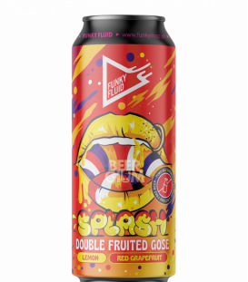 Funky Fluid Splash: Lemon & Red Grapefruit
