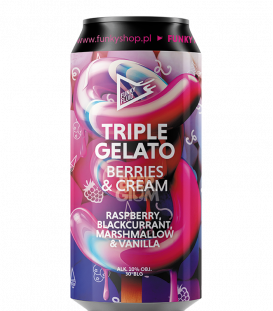Funky Fluid Triple Gelato: Berries & Cream CANS 50cl