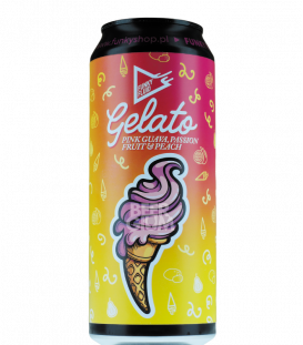 Funky Fluid Gelato: Pink Guava, Passionfruit & Peach CANS 50cl