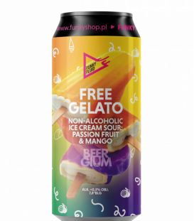 Funky Fluid Free Gelato: Passion Fruit & Mango CANS 50cl