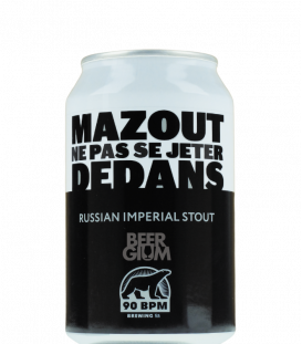 90 BPM Brewing Co. Mazout - Ne pas se jeter dedans - Russian Imperial Stout