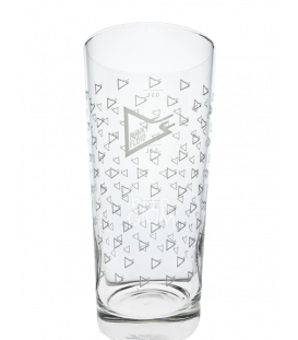 Funky Fluid Shaker White Logo Glass 50cl