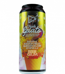Funky Fluid Triple Gelato: Yellow Fluff