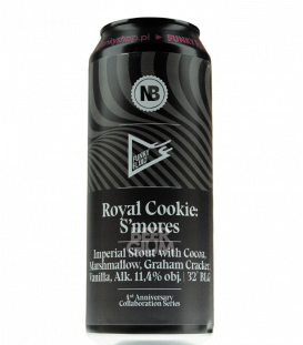 Funky Fluid / Nerd Brewing Royal Cookie: Smores CANS 50cl - Beergium