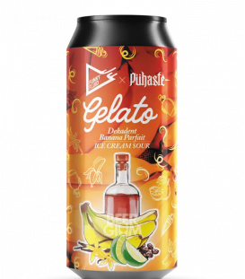Funky Fluid Gelato: Dekadent Banana Parfait (Funky Fluid X Puhaste)