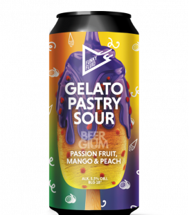 Funky Fluid Gelato: Passion Fruit, Mango & Peach CANS 50cl - Beergium