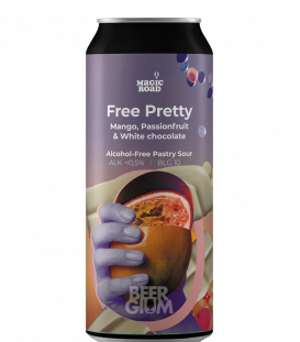 Magic Road Free Pretty - Mango, Passionfruit & White Chocolate CANS 50cl