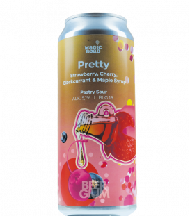 Magic Road Pretty - Strawberry, Cherry, Blackcurrant & Maple Syrup CANS 50cl