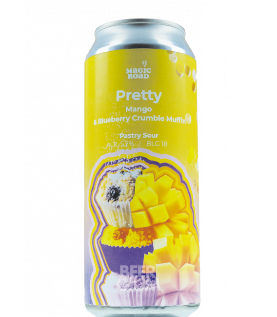 Magic Road Pretty - Mango & Blueberry Crumble Muffin CANS 50cl