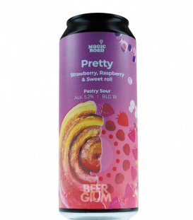 Magic Road Pretty - Strawberry, Raspberry & Sweet Roll CANS 50cl