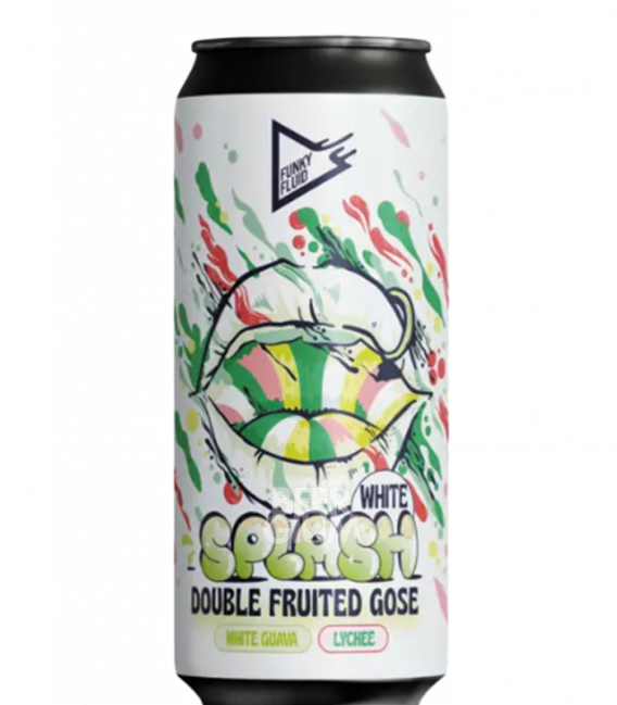 Funky Fluid Splash: White CANS 50cl