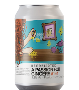 Beerbliotek A Passion For Gingers CANS 33cl - Beergium