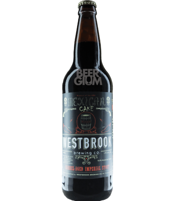 Westbrook Mexican Cake Imperial Stout 2016 Bourbon BA 65cl