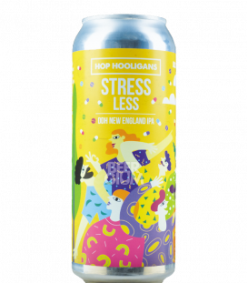 Hop Hooligans Stress Less CANS 50cl BBF 04-02-2022 - Beergium