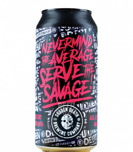 Sudden Death Nevermind the Average, serve the Savage  CANS 44cl - Beergium