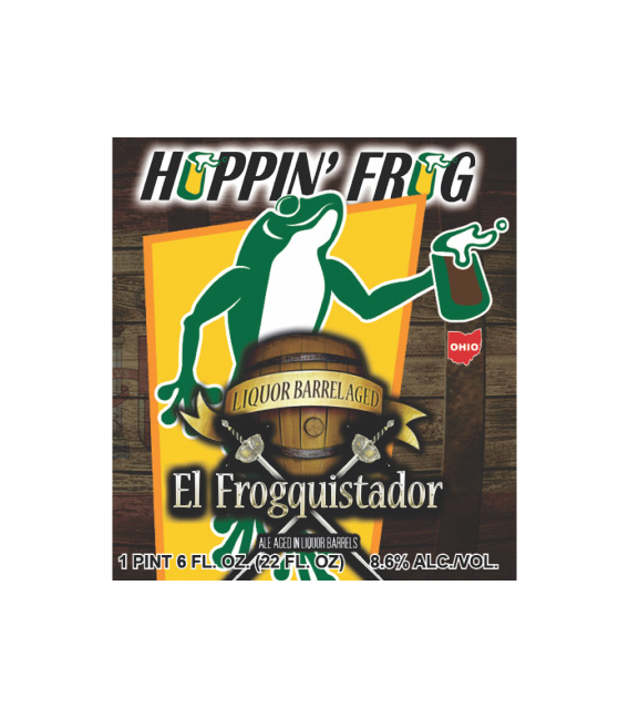 Hoppin’ Frog Liquor Barrel Aged El Frogquistador 65cl