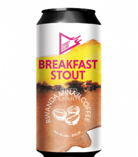 Funky Fluid Breakfast Stout: Rwanda Minazi Coffee
