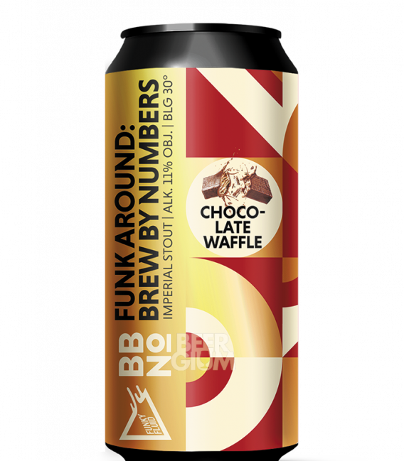 Funky Fluid Funk Around: Brew By Numbers Chocolate Waffle CANS 50cl