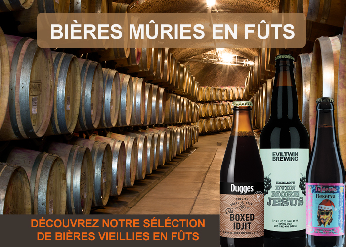 Bières mûries en fûts